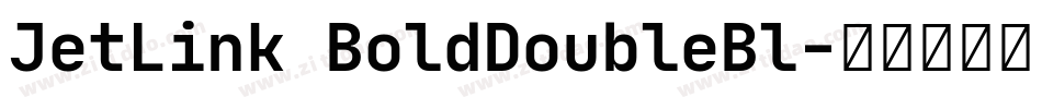 JetLink BoldDoubleBl字体转换
